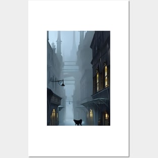 Mysterious cat Posters and Art